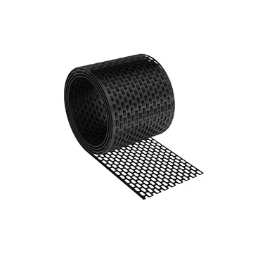 Rovarháló PVC szellőzőszalag fekete 10cm*5m