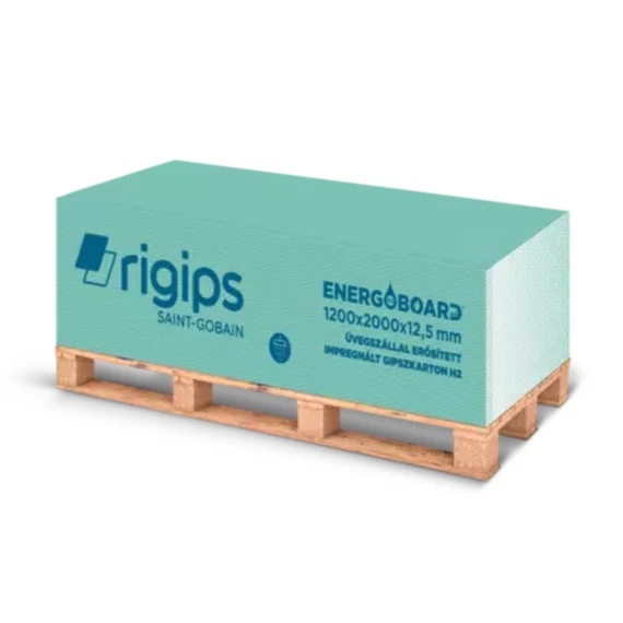 Gipszkarton Energoboard REI Impregnalt 12,5*1200*2000 mm