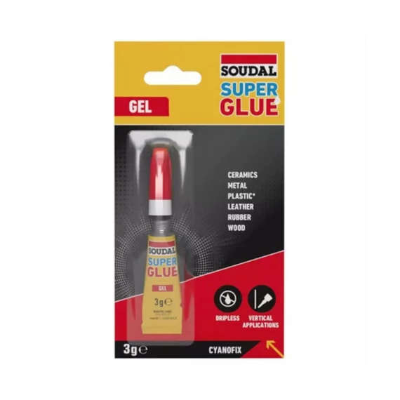 Soudal Cyanofix Super Glue Pillanatragaszto 3 g